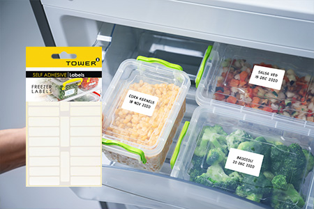 TOWER Freezer Labels Home Feature Image