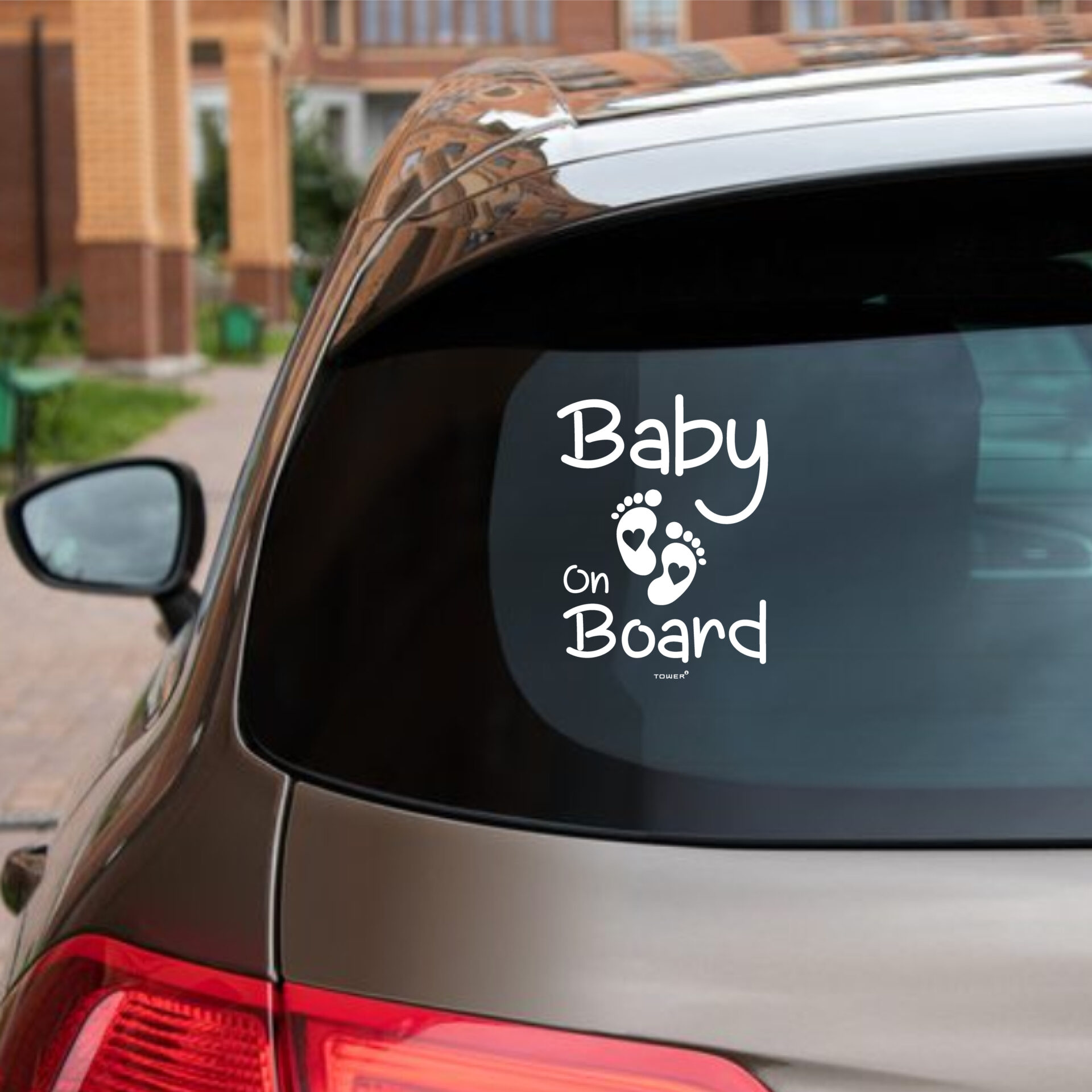 Baby on board vinyl sticker – TOWER Labels