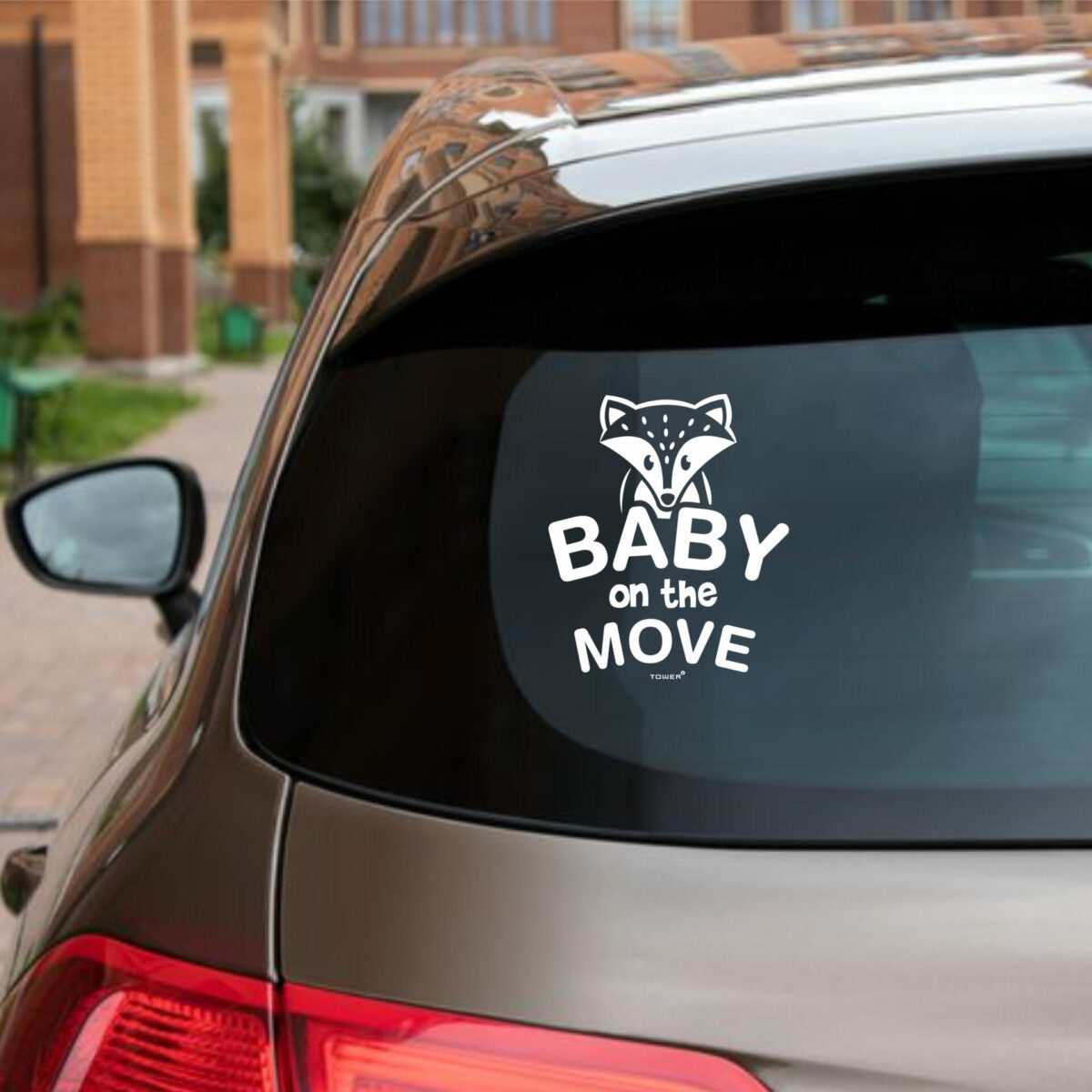 Baby on the move vinyl sticker