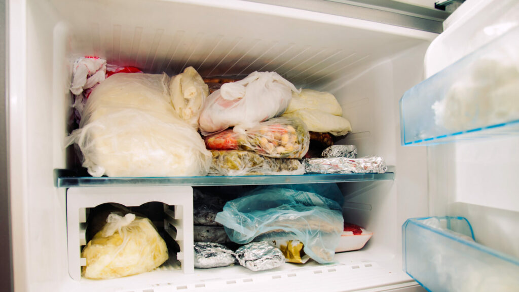 Disorganised freezer